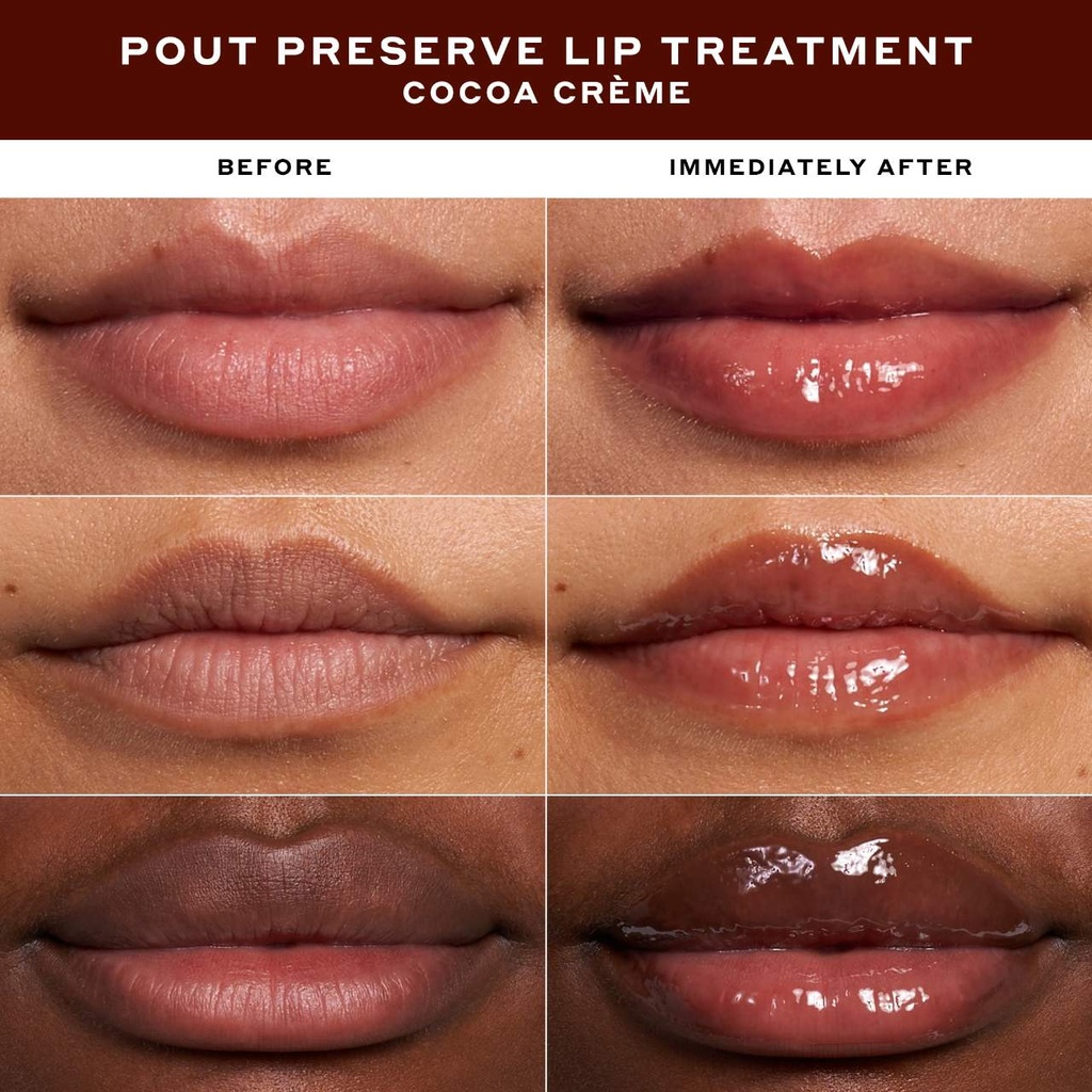 Ole Henriksen Pout Preserve Hydrating Peptide Lip Treatment Cocoa Creme 12ml