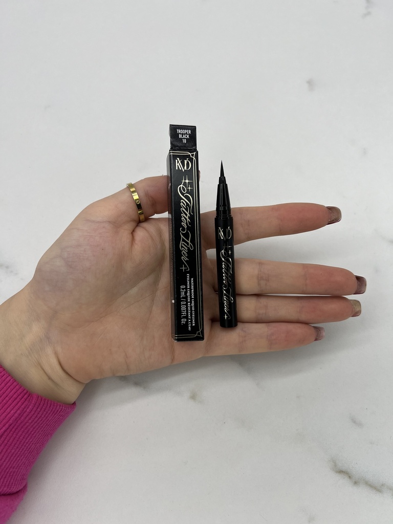 KVD Waterproof Liquid Eyeliner Trooper Black 10 Mini Size