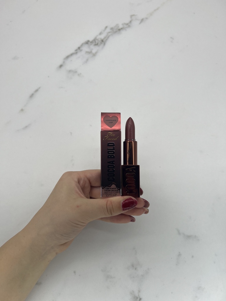Too Faced Cocoa Bold Cream Lipstick Chocolate Chip
