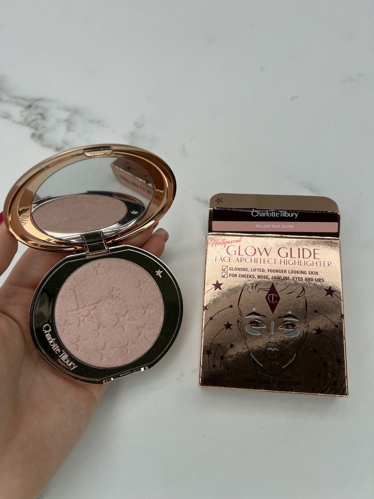 Charlotte Tilbury Glow Glide Face Architect Highlighter Pillow Talk Glow