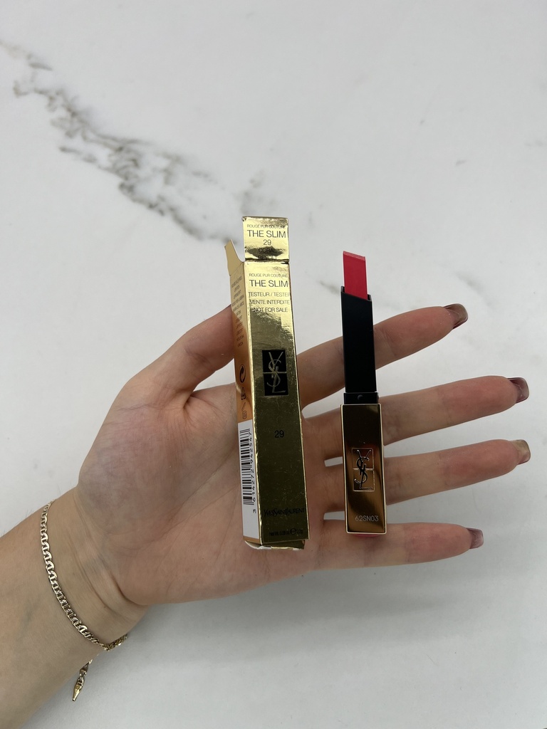 YSL The Slim Lipstick 29 Coral Revolt Tester