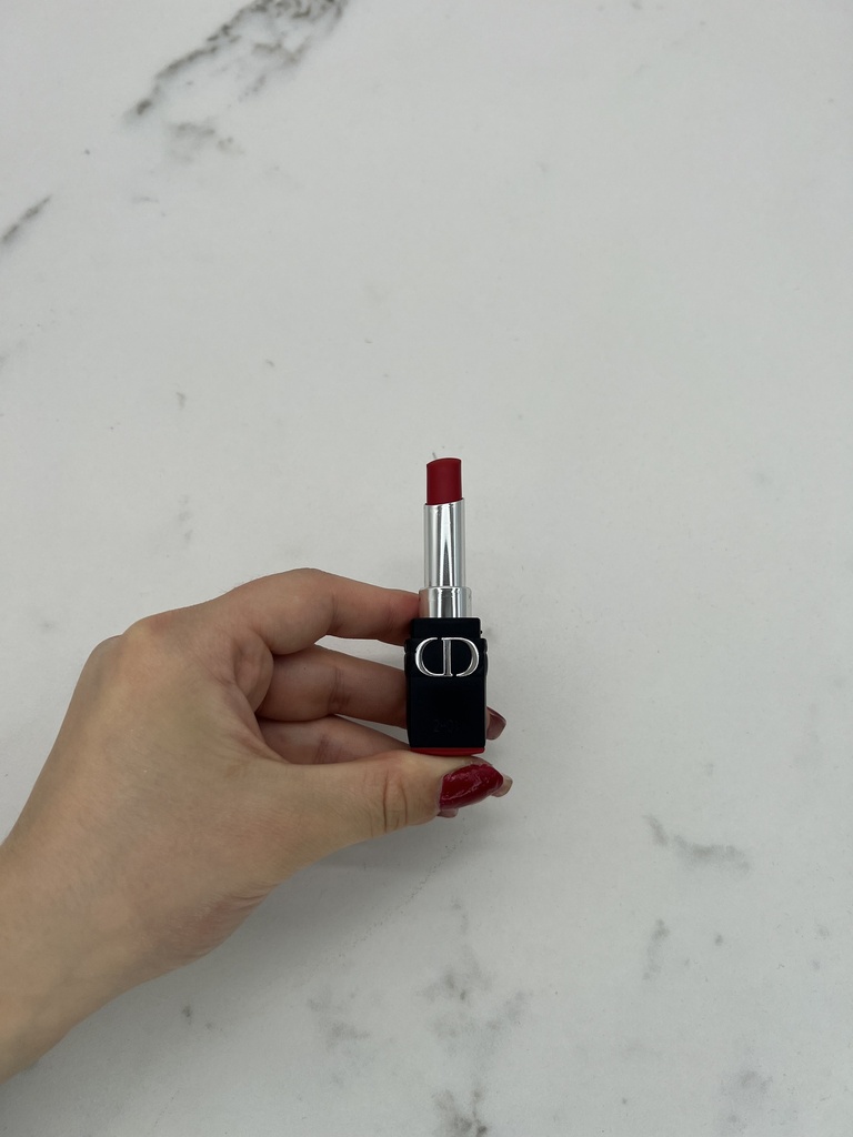 Dior Rouge Forever Lipstick 999 Tester