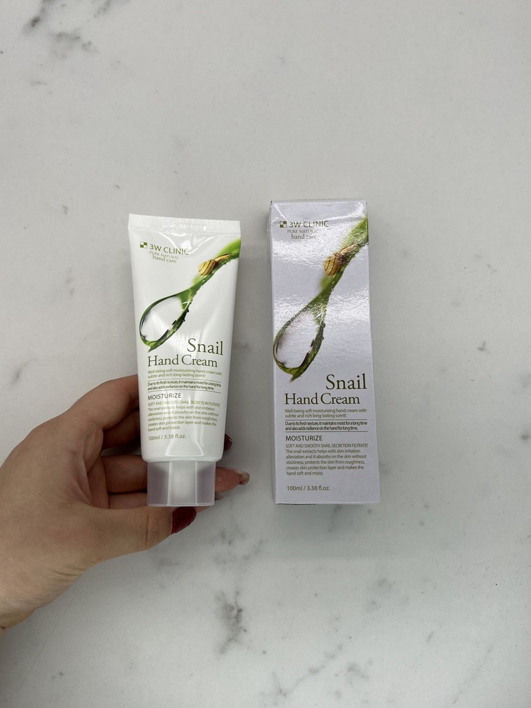 3W Clinic Snail Hand Cream