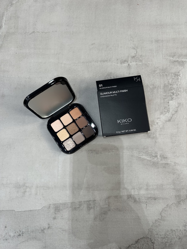 Kiko Glamour Multi Finish Eyeshadow Palette 01