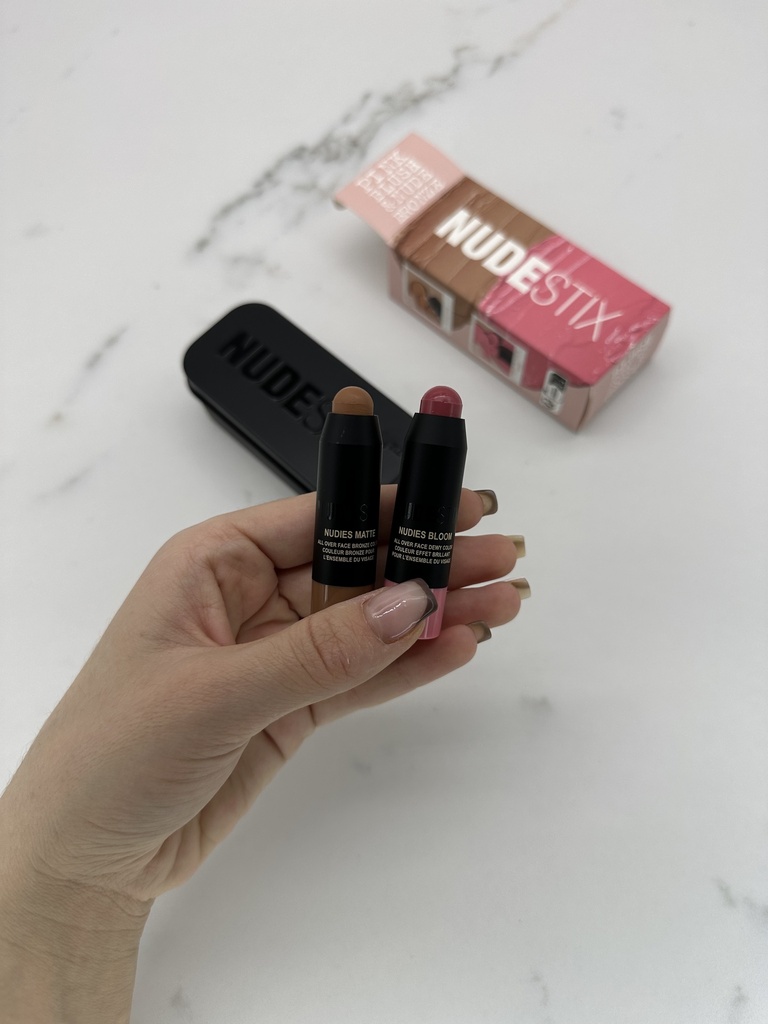 Nudestix Pink Blush & Nude Bronze Bondi Bae And Cherry Blossom Babe