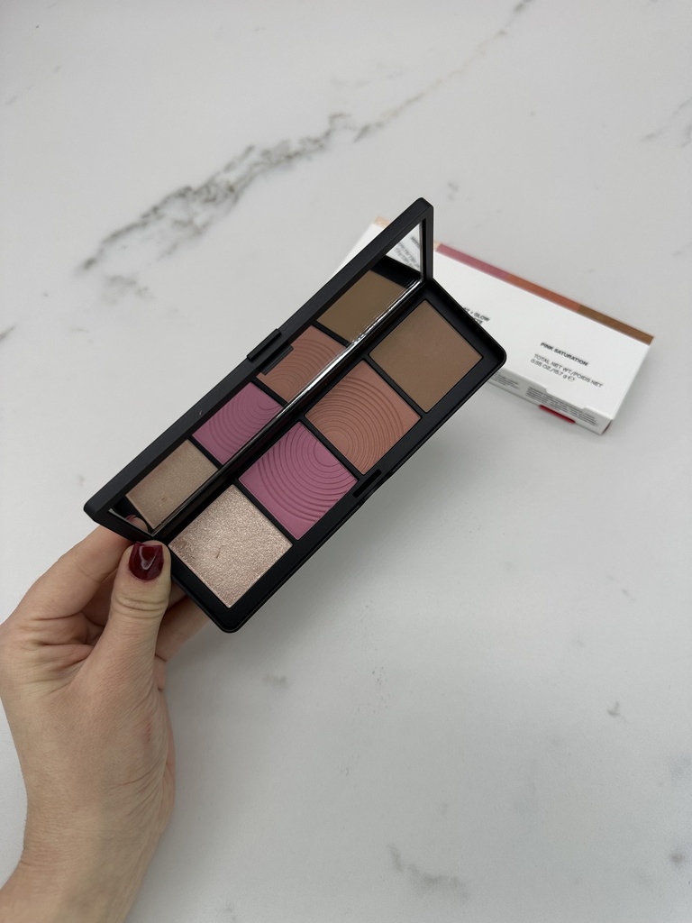 Smashbox Halo Sculpt + Glow Face Palette Pink Saturation 