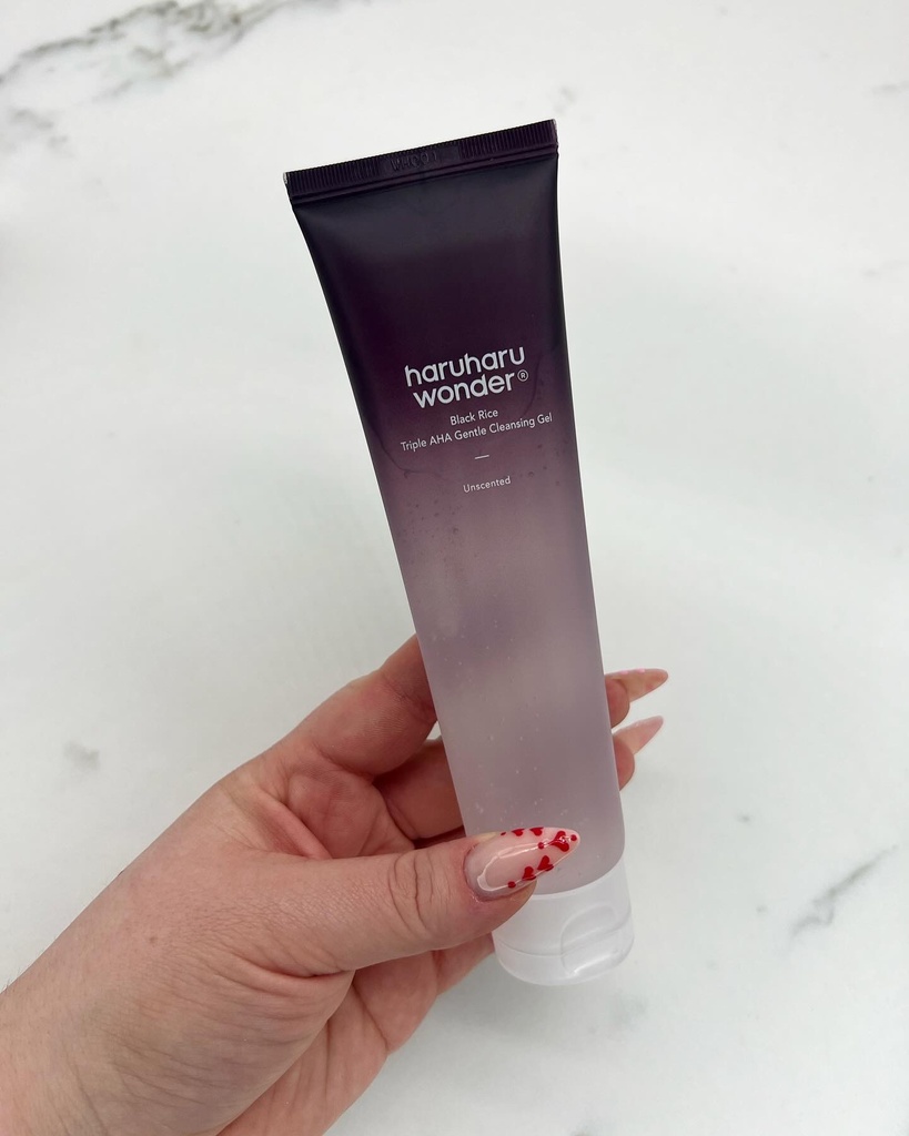 HARUHARU WONDER BLACK RICE TRIPLE AHA GENTLE CLEANSING GEL 100ML