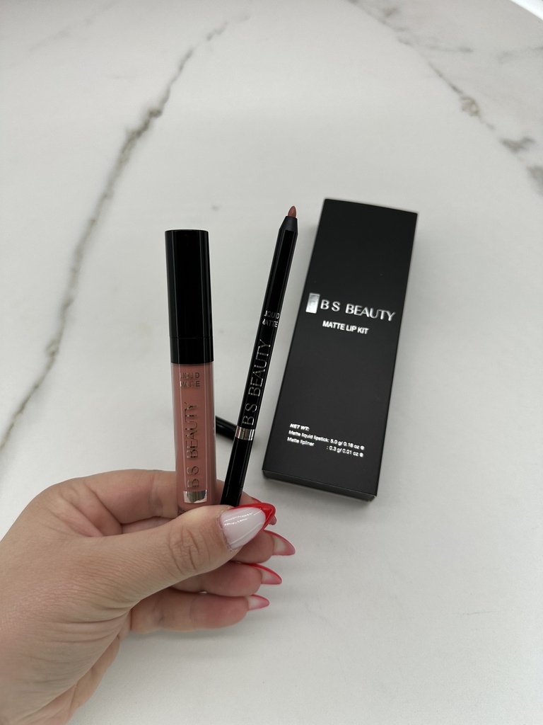 Bs Beauty Set Lipkit Nude Rose