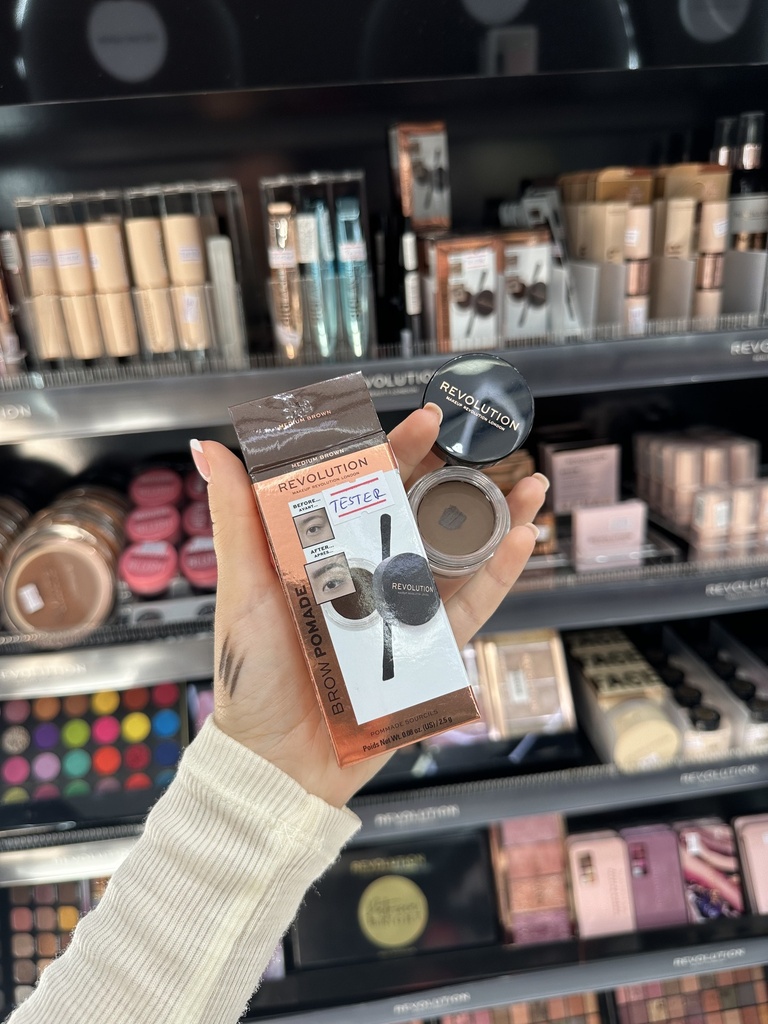 REVOLUTION BROW POMADE MEDIUM BROWN