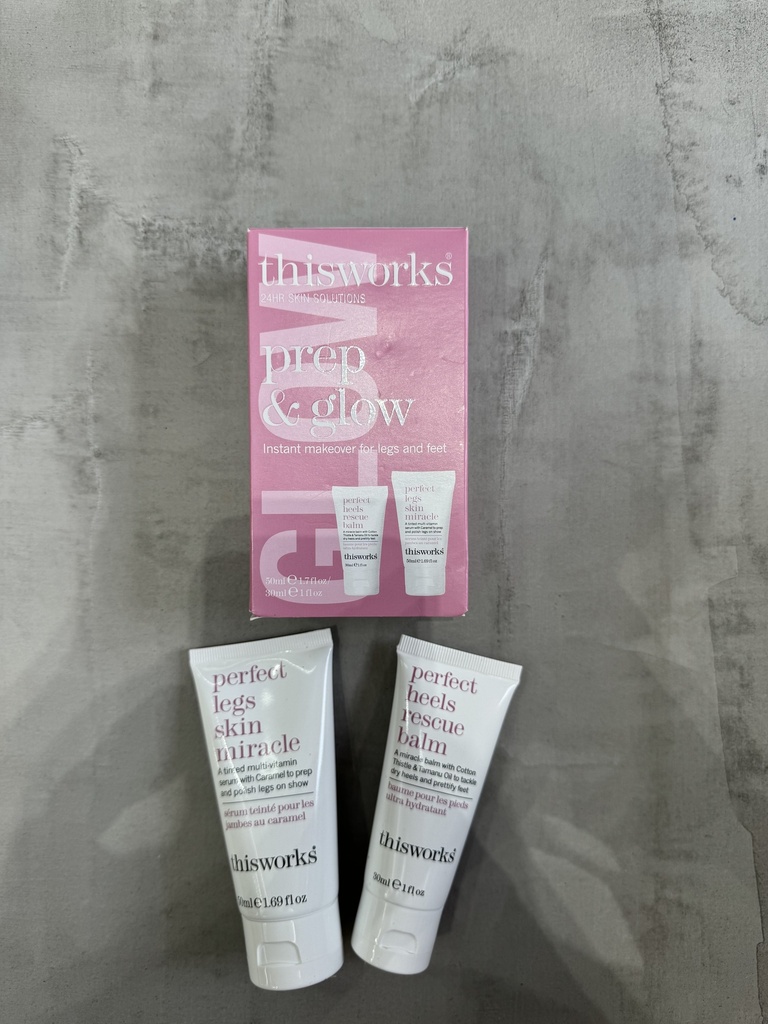 This Works Prep&Glow Instant Makeover For Legs And Feet Set