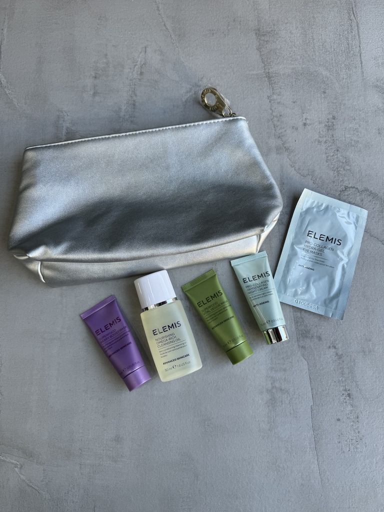 Elemis Set  Grey Pouch