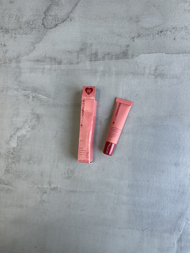 Ole Henriksen Pout Preserve Hydrating Peptide Lip Treatment Strawberry Sorbet 12ml