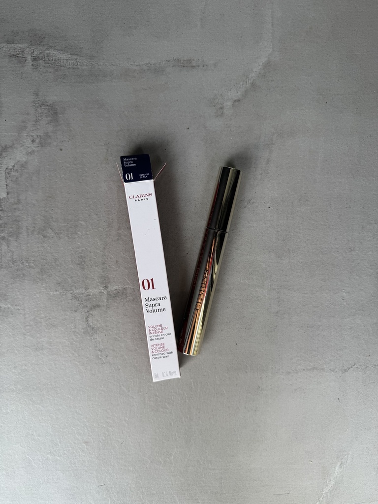 Clarins Mascara Supra  Volume 01 Intese Black  