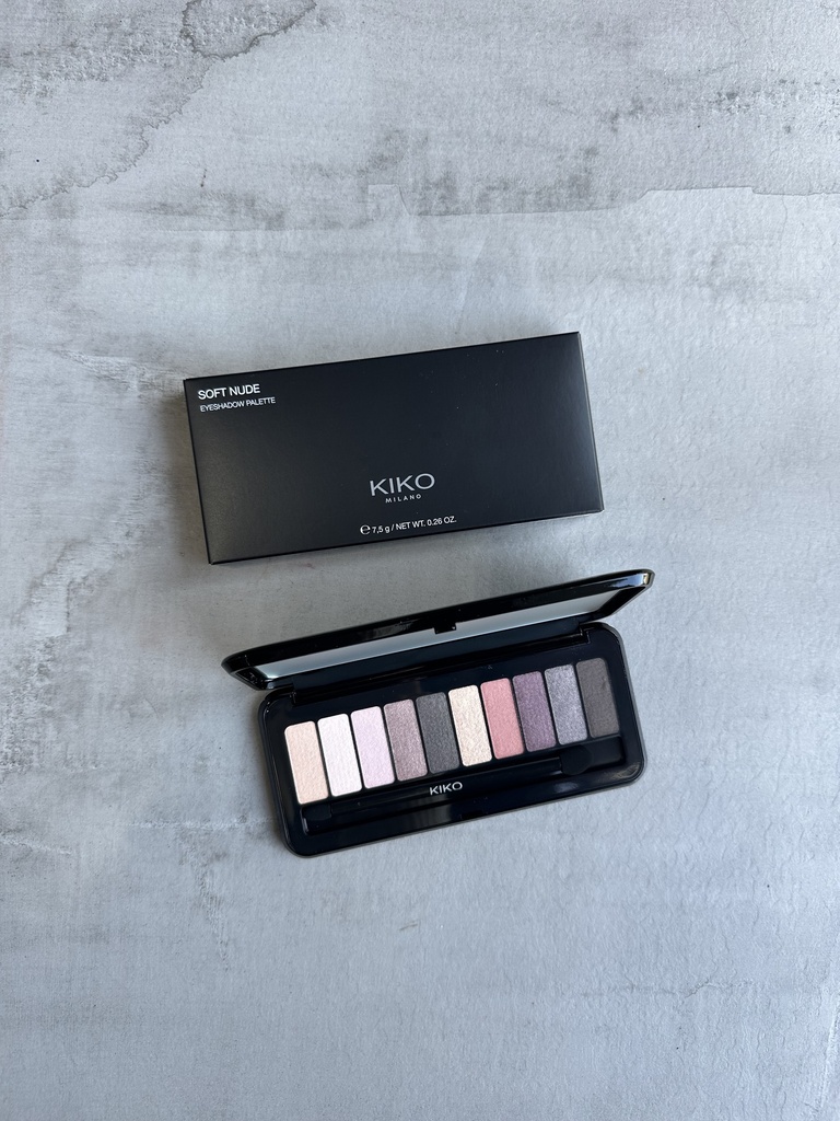 Kiko Milano 01 Soft Nude Eyeshadow Palette 