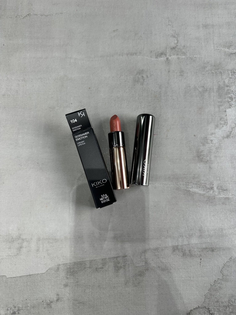 Kiko Milano Gossamer Emotion Creamy Lipstick 104