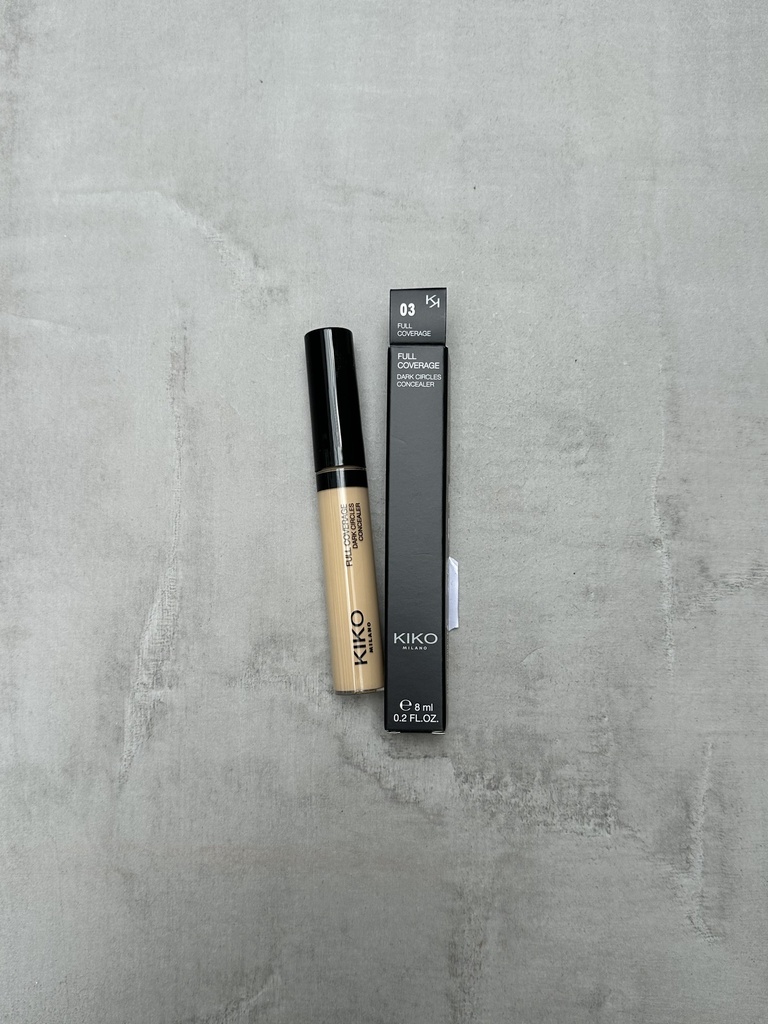 Kiko Milano Full Coverage Dark Circles Concealer 03 8ml