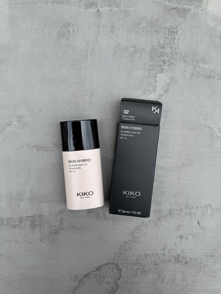 Kiko Milano Skin Hybrid Blurring Skin Tint Foundation SPF30 02