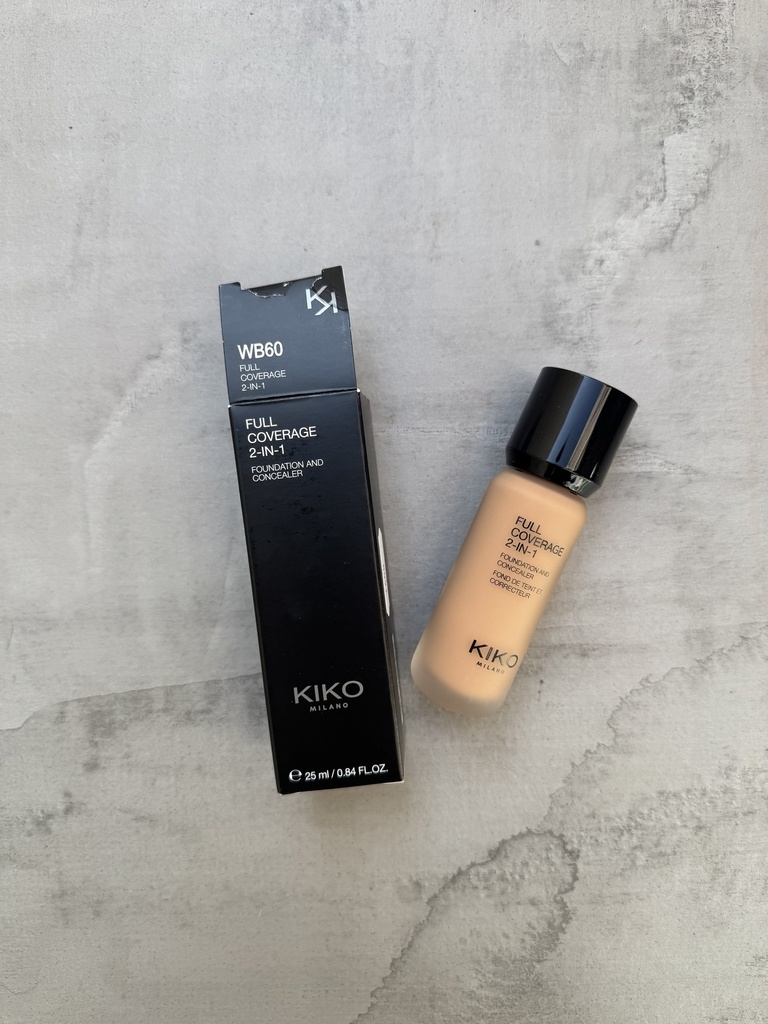 Kiko Milano Full Coverage 2-In-1 Foundation And Concealer WB60