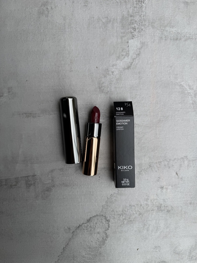Kiko Milano Gossamer Emotion Creamy Lipstick 128