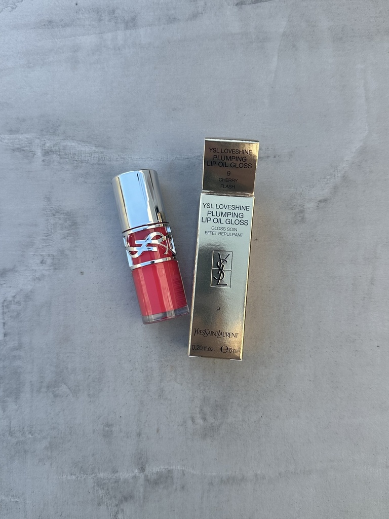Ysl Loveshine Plumping Lip Oil Gloss 9 Cherry Flash 