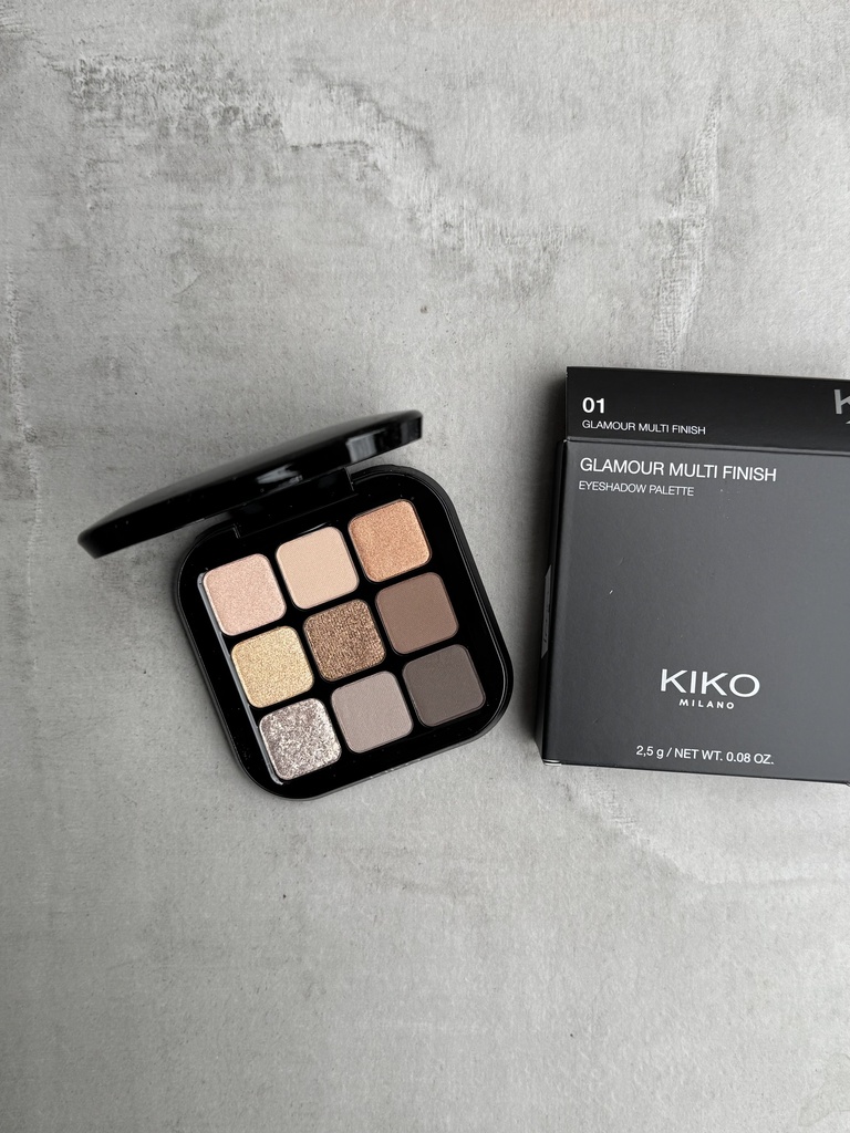 Kiko Milano Glamour Multi Finish Eyeshadow Palette 01
