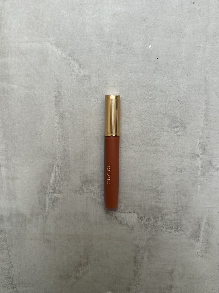 Gucci Liquid Matte Lipstick Lucy Dark Orange Pa Kuti