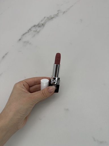 Dior Rouge Lipstick Velvet 100 Nude Look Tester