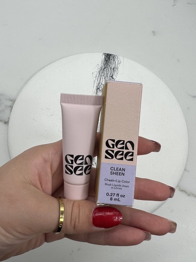 Gen See Clean Sheen Cheek Lip Apple 01