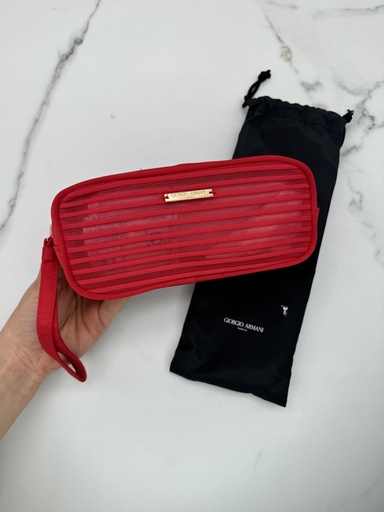 Giorgio Armani Beauty Red Pencil Pouch