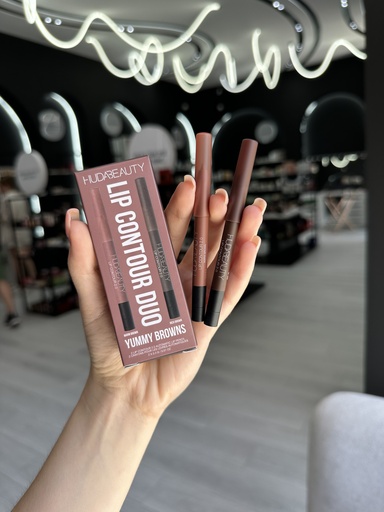 Huda Beauty Mini Lip Liner Contour Set Yummy Browns