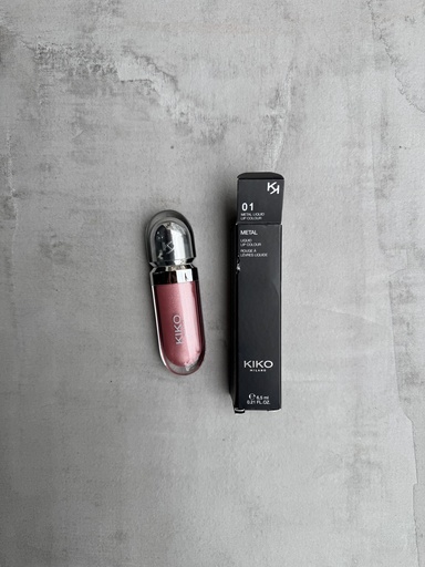 Kiko Milano Lip Gloss 01 Metal Liquid 