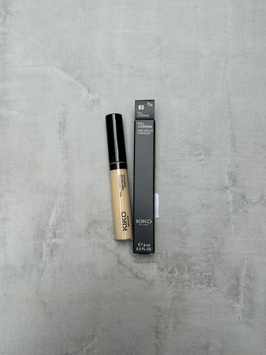 Kiko Milano Full Coverage Dark Circles Concealer 03 8ml