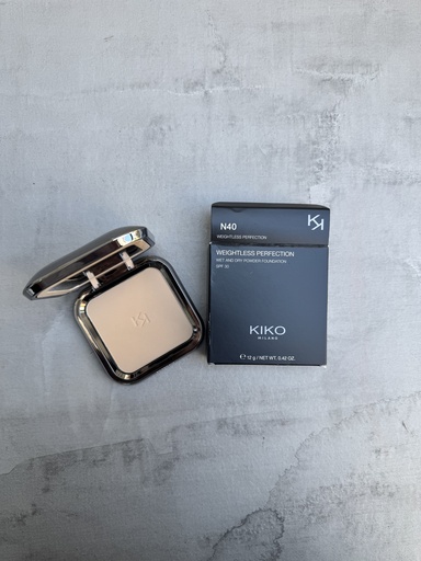 Kiko Milano Weightless Perfection Wet And Dry  Powder Foundation N40