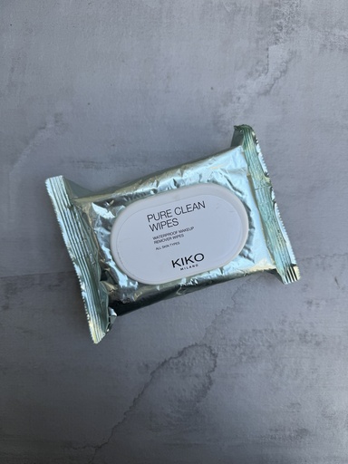 Kiko Milano Pure Clean Wipes Waterproof Makeup Remover Wipes Mini size