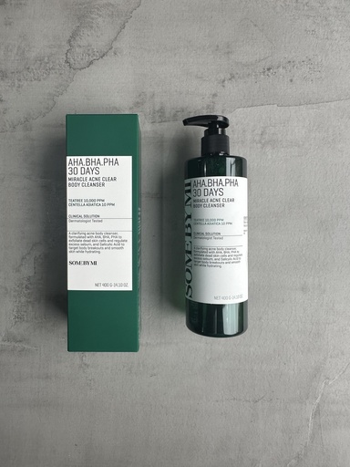 Some By MI Aha Bha Pha 30 Days Miracle Acne Clear Body Cleanser 400g
