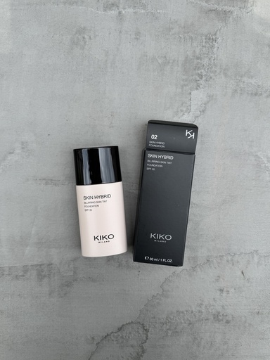 Kiko Milano Skin Hybrid Blurring Skin Tint Foundation SPF30 02
