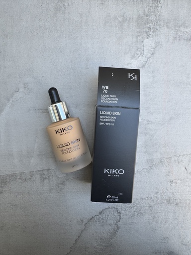 Kiko Milano Liquid Skin Second Skin Foundation WB70