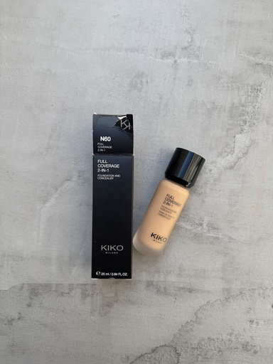 Kiko Milano Full Coverage 2-In-1 Foundation And Concealer N60