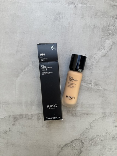 Kiko Milano Full Coverage 2-In-1 Foundation And Concealer R60