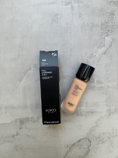 Kiko Milano Full Coverage 2-In-1 Foundation And Concealer N95