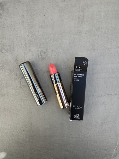 Kiko Milano Gossamer Emotion Creamy Lipstick 119