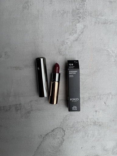 Kiko Milano Gossamer Emotion Creamy Lipstick 128
