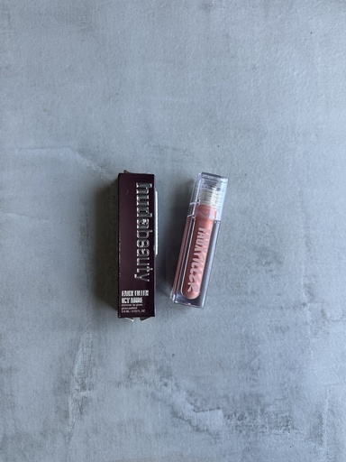 Huda Beauty Faux Filter Icy Nude Shimmer Lip Gloss She Flirty