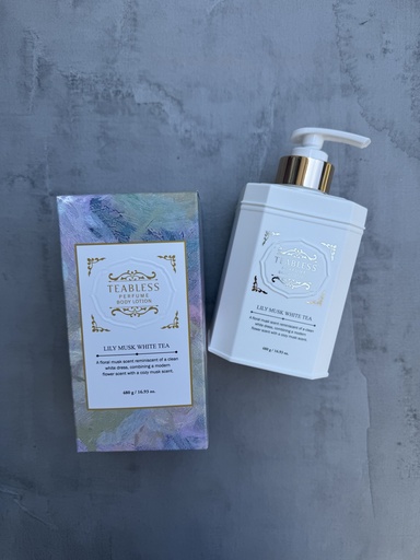 Teabless Perfume Body Lotion Lily Musk White Tea 480g