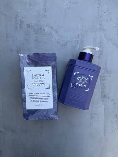 Teabless Perfume Body Lotion Sage Amber Purple Tea 480g 