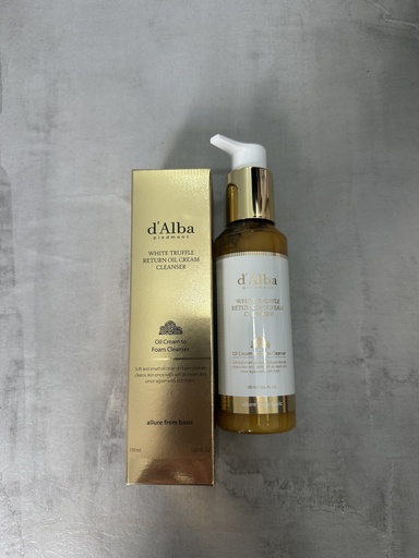 D'Alba White Truffle Return Oil Cream Cleanser 150ml 