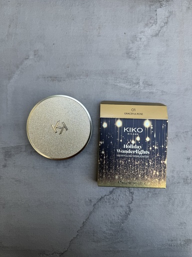 Kiko Milano Holiday Wonderlights Merryglow Highlighter Graceful Rose 01