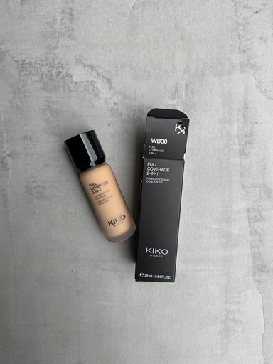 Kiko Milano Full Coverage 2-In-1 Foundation And Concealer WB30