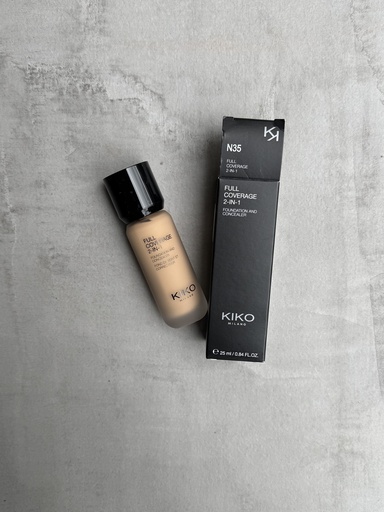 Kiko Milano Full Coverage 2-In-1 Foundation And Concealer N35
