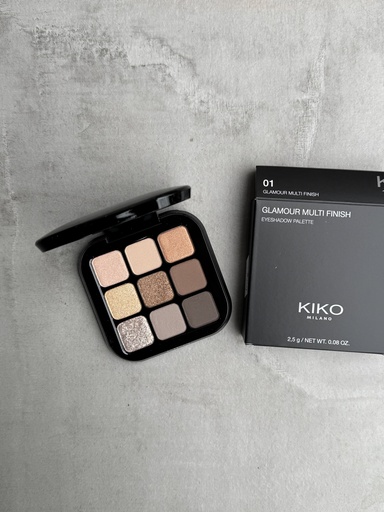 Kiko Milano Glamour Multi Finish Eyeshadow Palette 01